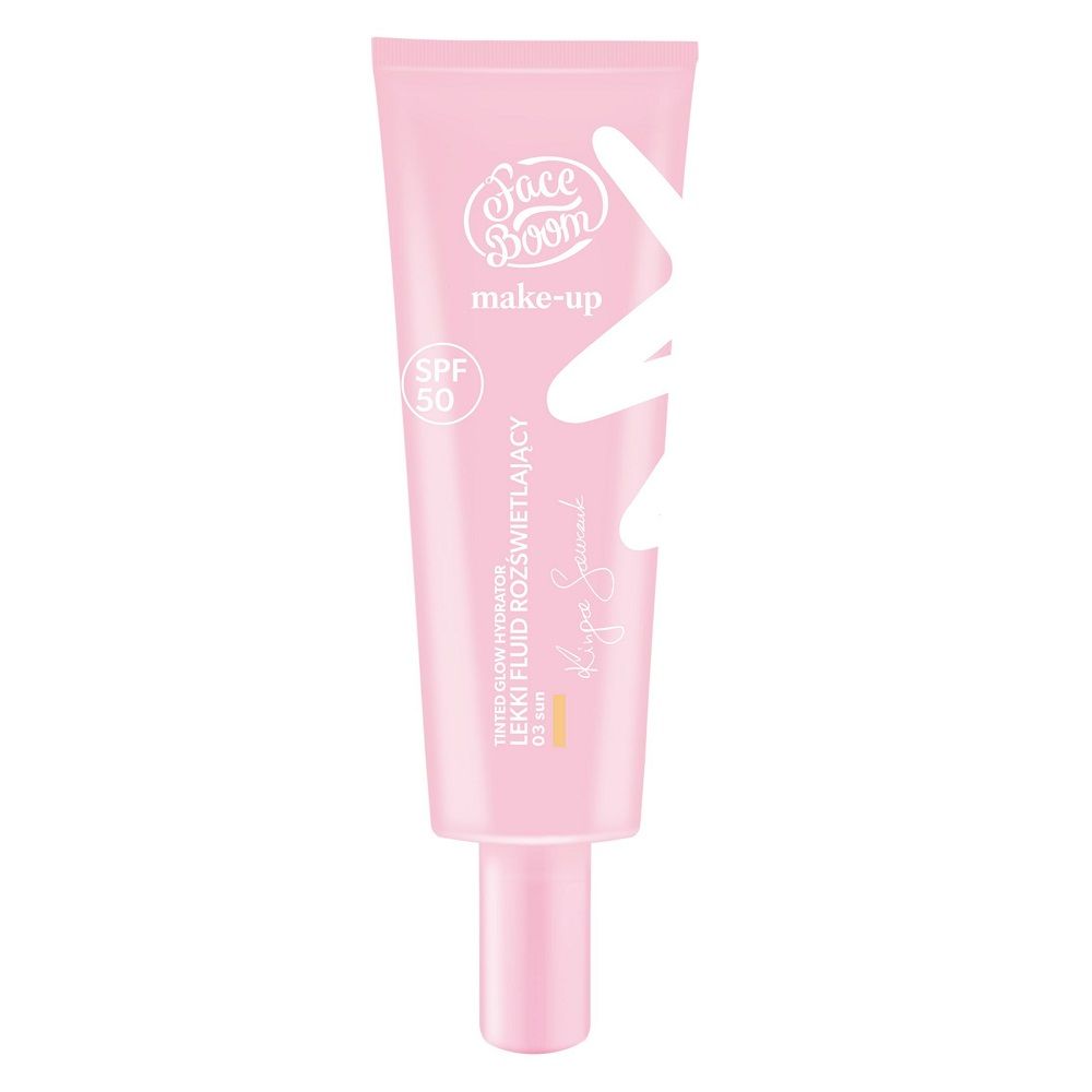 FACE BOOM Make-Up Tinted Glow Hydrator lekki fluid rozświetlający 03 30g