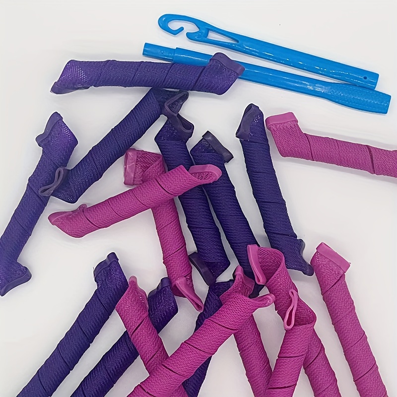 TEMU Bezgrzewalne Lokówki Spiralne Lokówki do Włosów Zestaw do Stylizacji dla Większości Fryzur