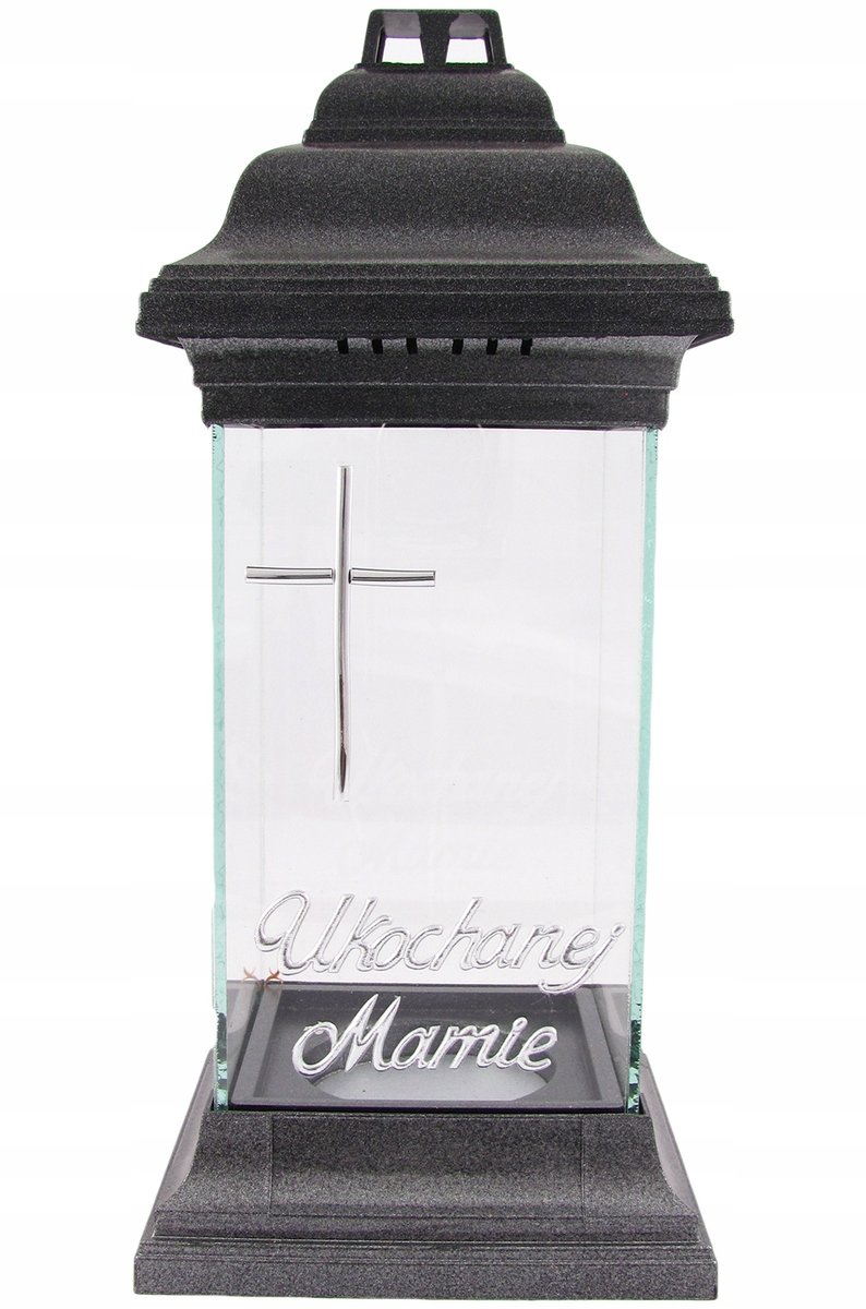 Znicz Szklany Z Krzyżem Kochanej Mamie Dzień Mamy