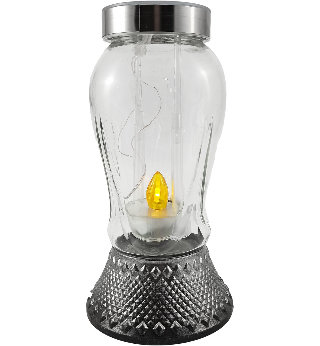 Znicz Lampion Solarny Solar Fotowoltaiczny Na Grób