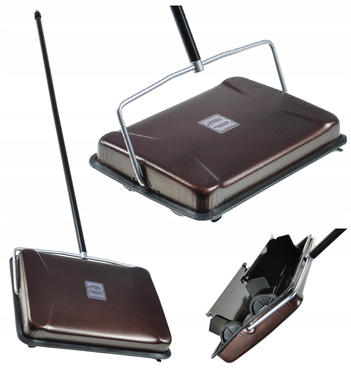 Odkurzacz Bezworkowy Bezprzewodowy Pionowy Brązowy Metalowy - Polski