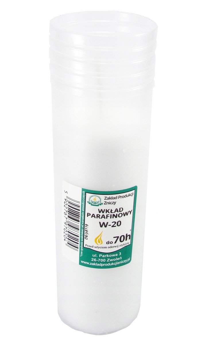 Wkłady Do Zniczy W-20 Premium Duży Płomień! 3 Dni