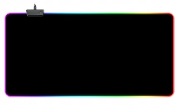DUŻA MATA GAMINGOWA PODKŁADKA DLA GRACZY NA BIURKO PODŚWIETLANA LED RGB