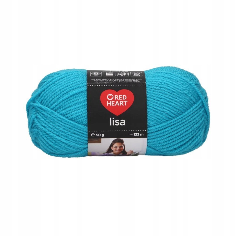 Włóczka Red Heart Lisa turkus 199