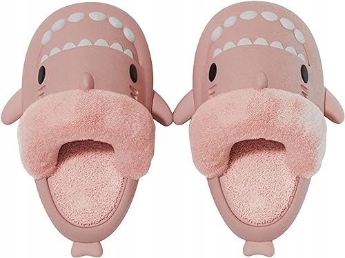 KAPCIE DOMOWE PLUSZOWE REKINY LACZKI SHARK 38-39 ZIMOWE