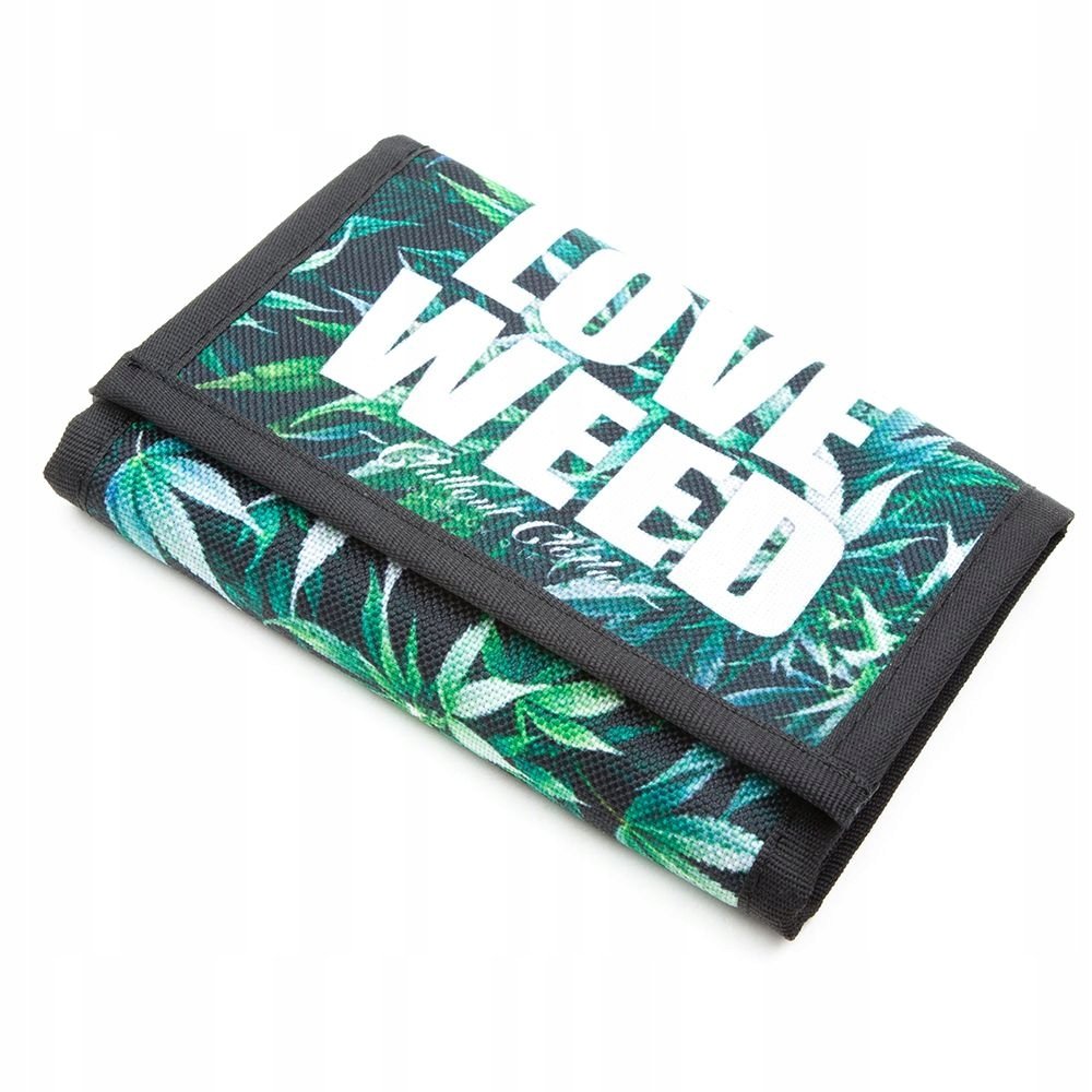 Portfel Chillout Clothes Love Weed Grn