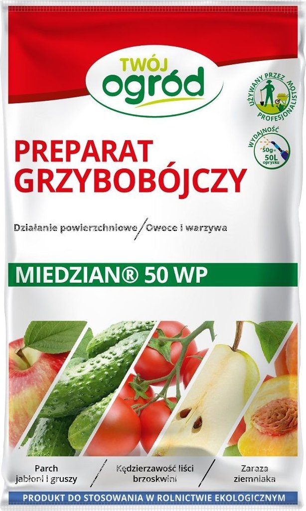 Twój Ogród Miedzian 50 WP Twój Ogród 100g środek grzybobójczy