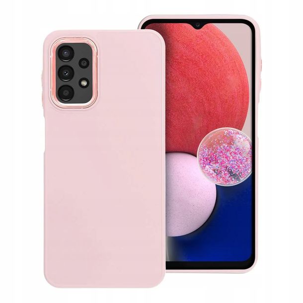 Matowe Etui Na Telefon Z Ramką Do Samsung A13 4g + Szkło Ochronne