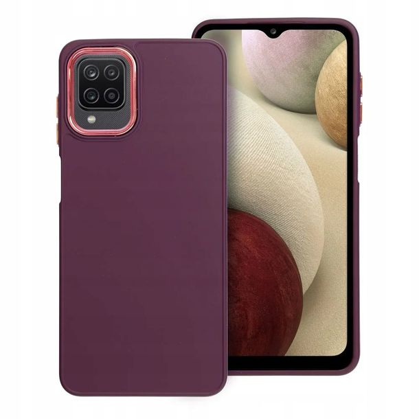 Matowe Etui Na Telefon Z Ramką Do Samsung A12 + Gratis Rysik