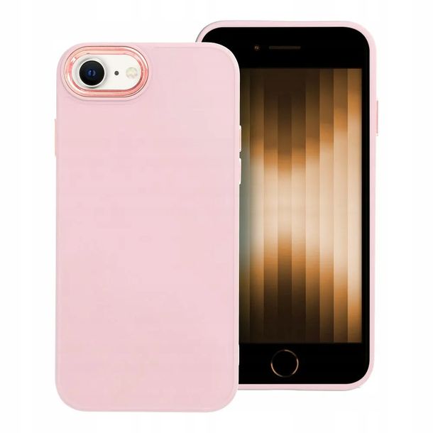 Matowe Etui Na Telefon Z Ramką Do Iphone 7 8 Se 2020 Se 2022 + Szkło
