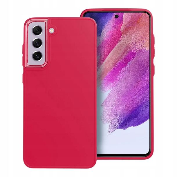 Matowe Etui Na Telefon Z Ramką Do Samsung S21 Fe + Gratis Rysik