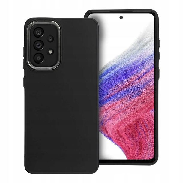 Matowe Etui Na Telefon Z Ramką Do Samsung A52 5g / A52 Lte ( 4g ) + Szkło