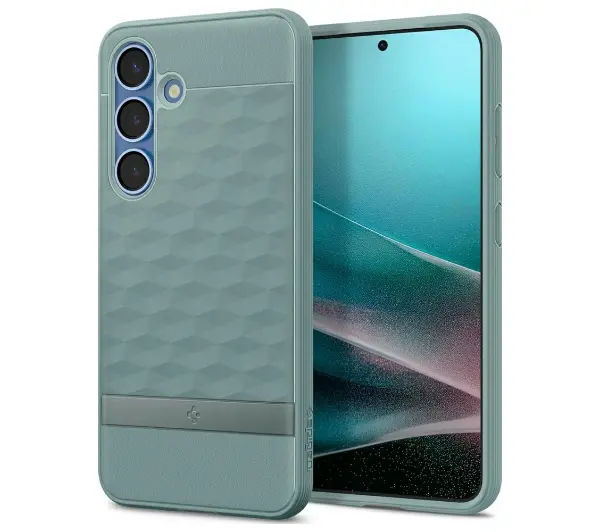 Spigen Parallax Mag MagSafe do Galaxy S25 Zielony