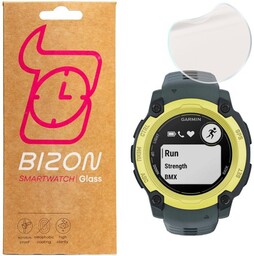 Bizon Folia matowa Glass Watch Film Sun do Garmin Instinct E 40 mm, 2 sztuki