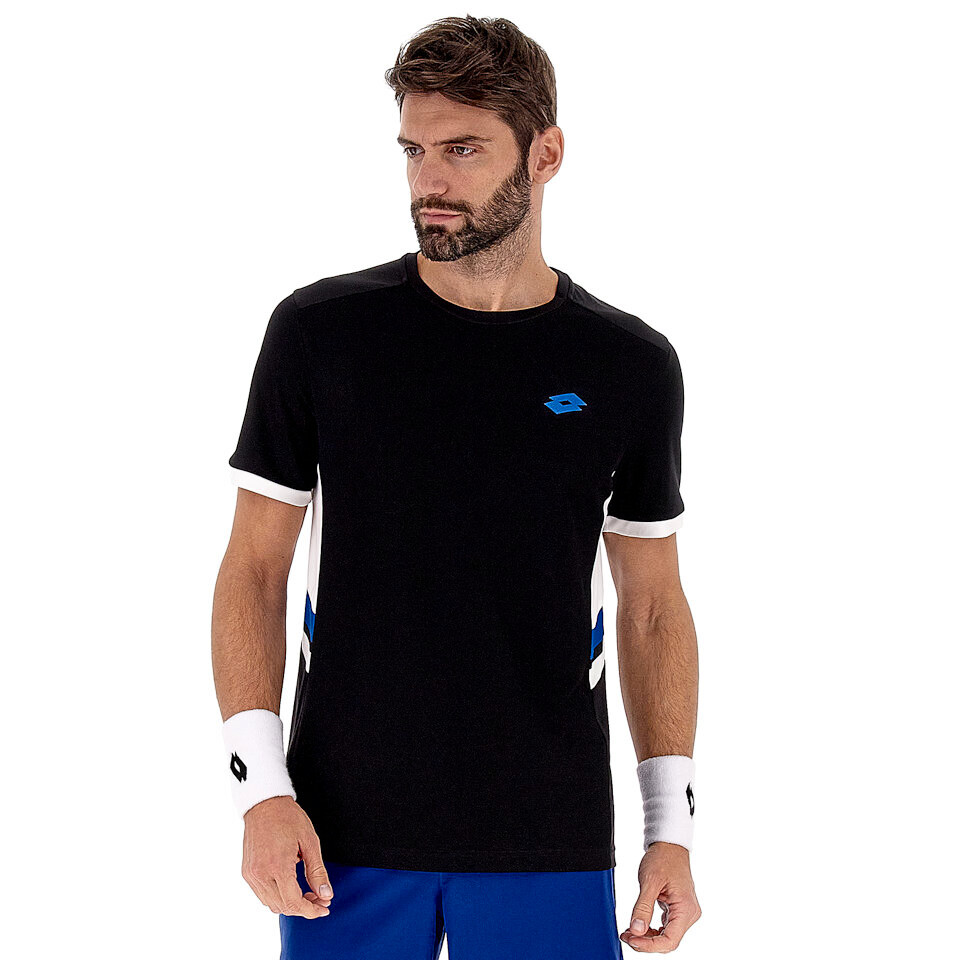 Koszulka męska Lotto Squadra III Tee All Black M