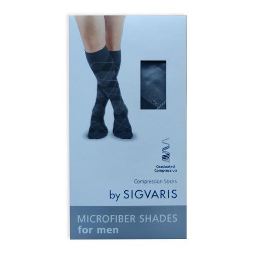 MICROFIBER SHADES Skarpety kompresyjne dla mężczyzn rozmiar 39-41 graphite romby, 1 para -> Wysyłka od 3,99 - odbiór w Żabce