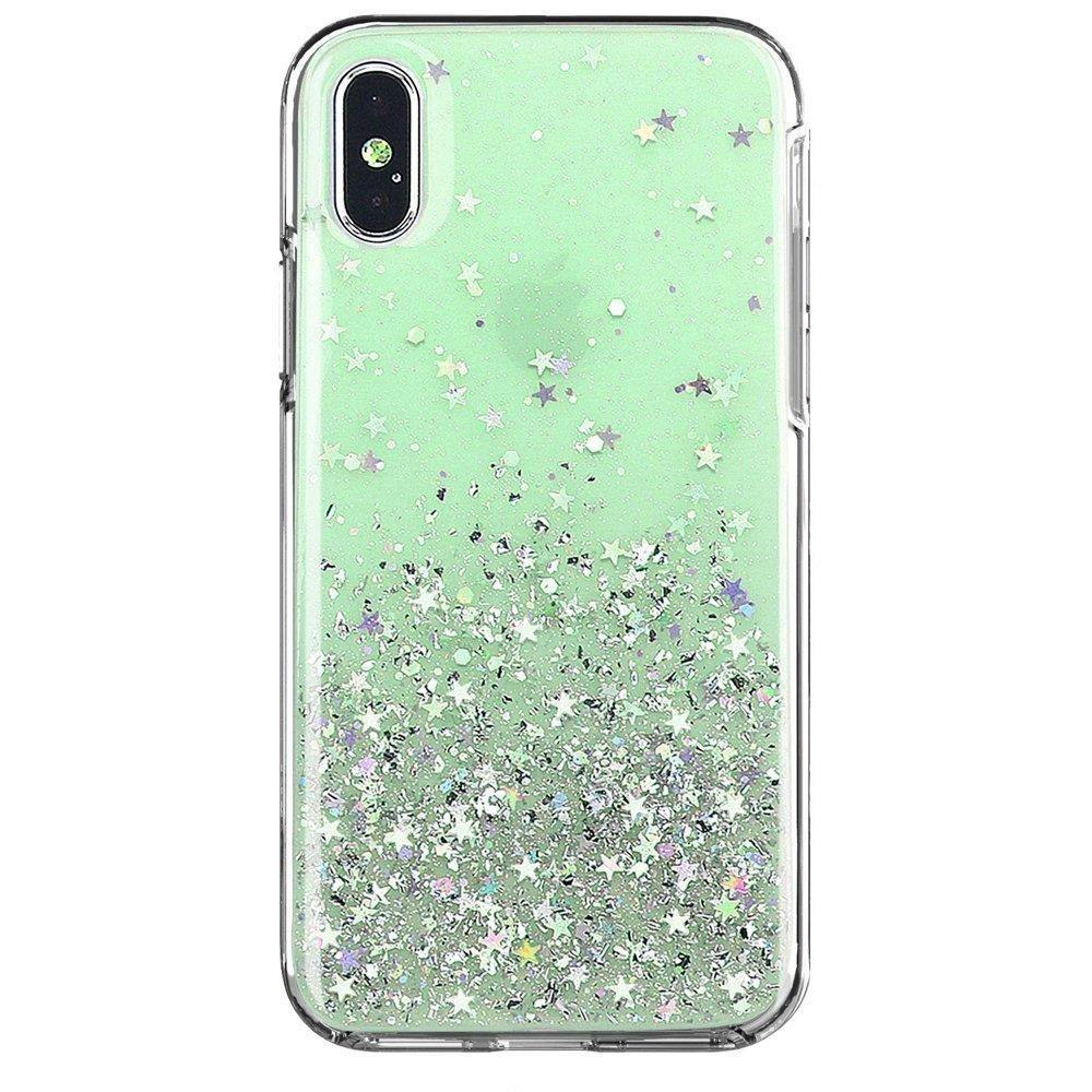 Wozinsky Star Glitter błyszczące etui pokrowiec z brokatem Samsung Galaxy A31 zielony