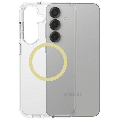 PanzerGlass Etui CARE by Flagship Urban Combat Qi do Galaxy S25 Plus, przezroczysto-żółte