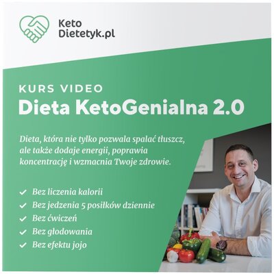 Karta podarunkowa KETODIETETYK Szkolenie online: Dieta Ketogenialna