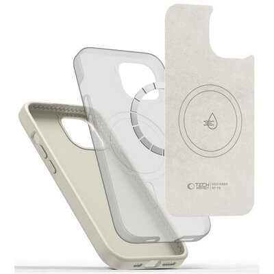 Etui TECH-PROTECT Silicone Pure MagSafe do Apple iPhone 14 Beżowy
