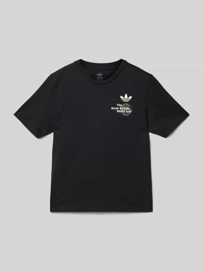 T-shirt z nadrukiem z logo