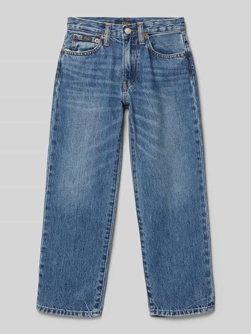Jeansy o kroju relaxed fit z czystej bawełny model ‘LYNWOOD’