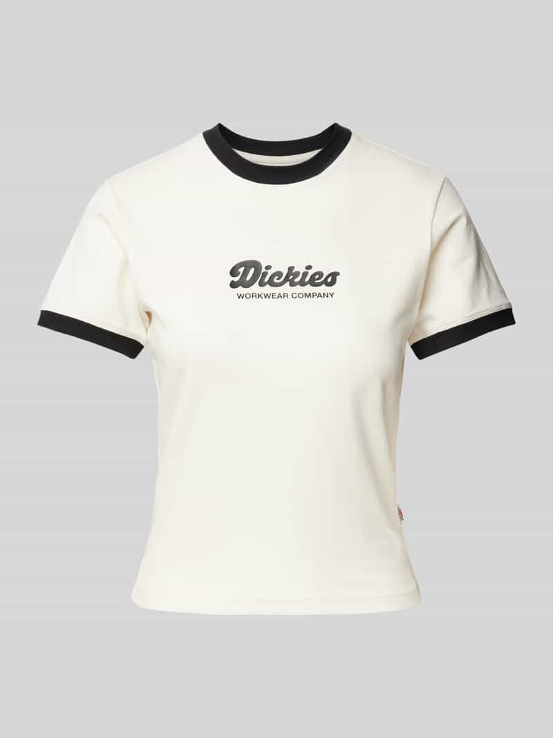 T-shirt z mieszanki bawełny model ‘LEWISTOWN’