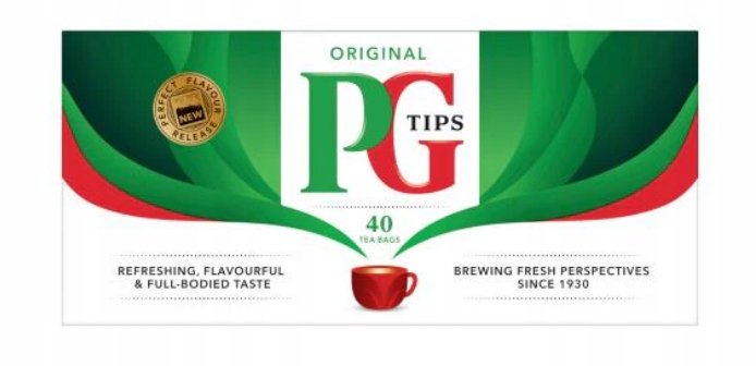 Angielska Herbata czarna ekspresowa Pg Tips 40 torebek 116g
