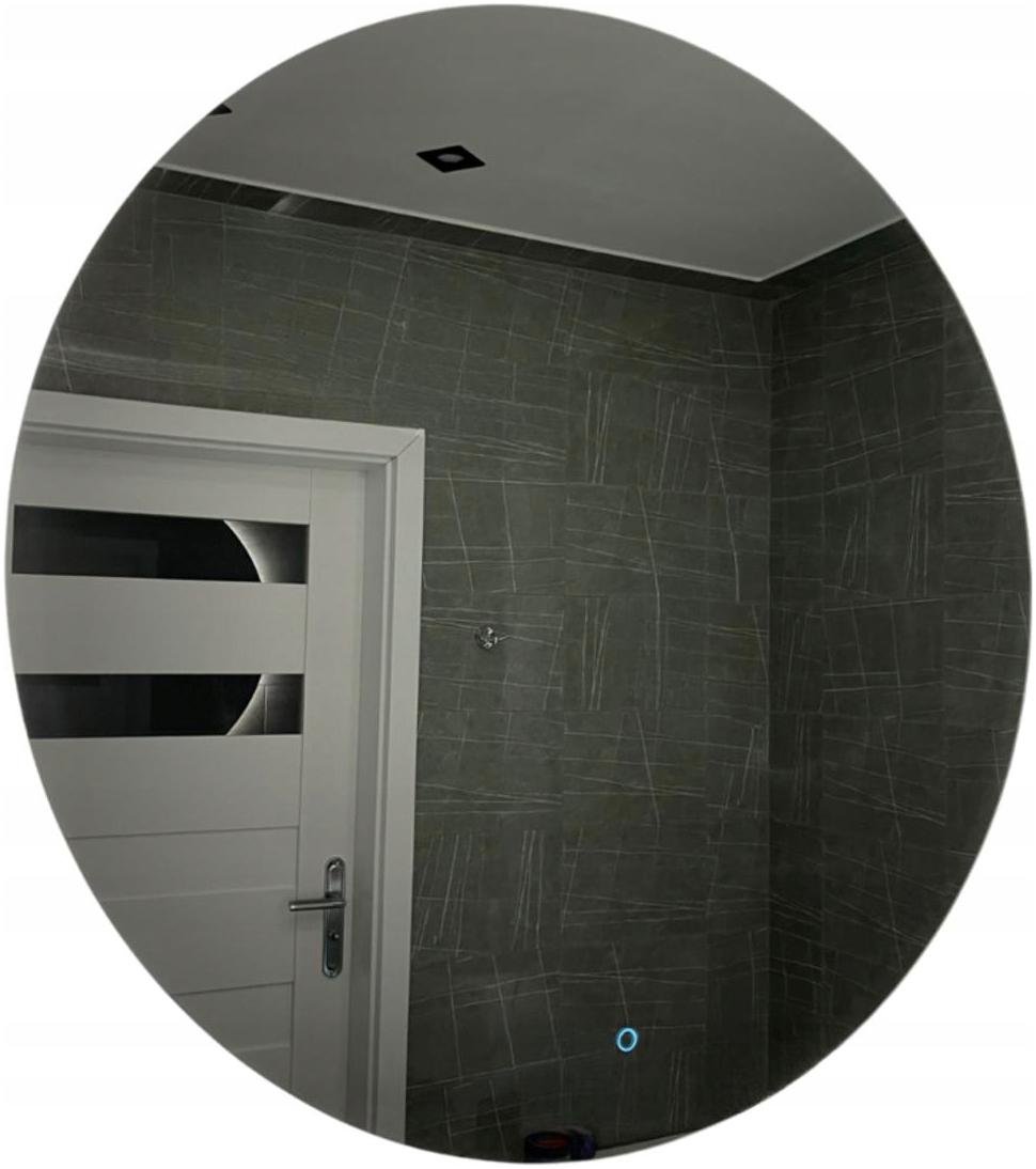 LUSTRO OKRĄGŁE LED FI 50cm WŁĄCZNIK DOTYKOWY