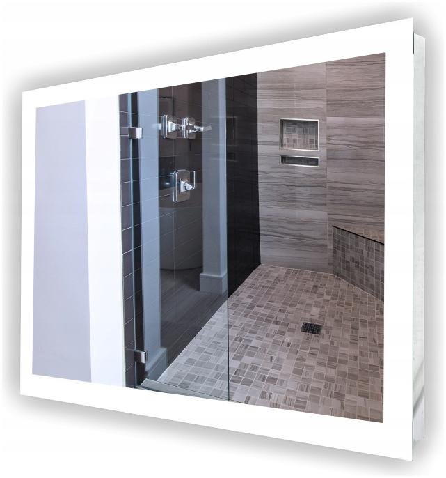 LUSTRO LED PODŚWIETLANE ŁAZIENKOWE 110x80 WYMIARY