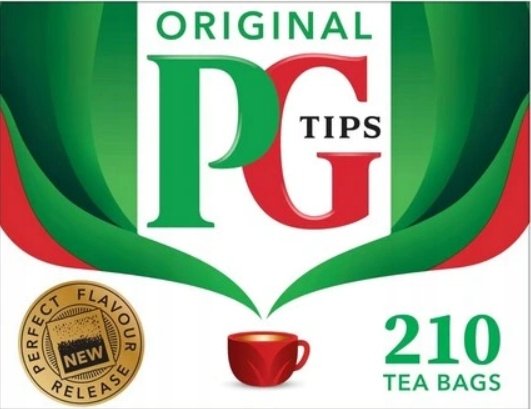 PG ORIGINAL TIPS Angielska HERBATA 210 torebek UK