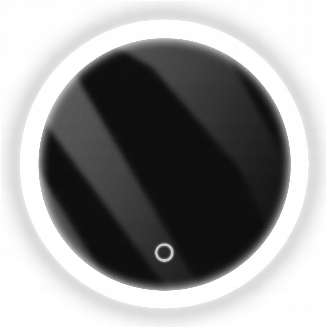 LUSTRO OKRĄGŁE LED FI 90cm WŁĄCZNIK DOTYKOWY