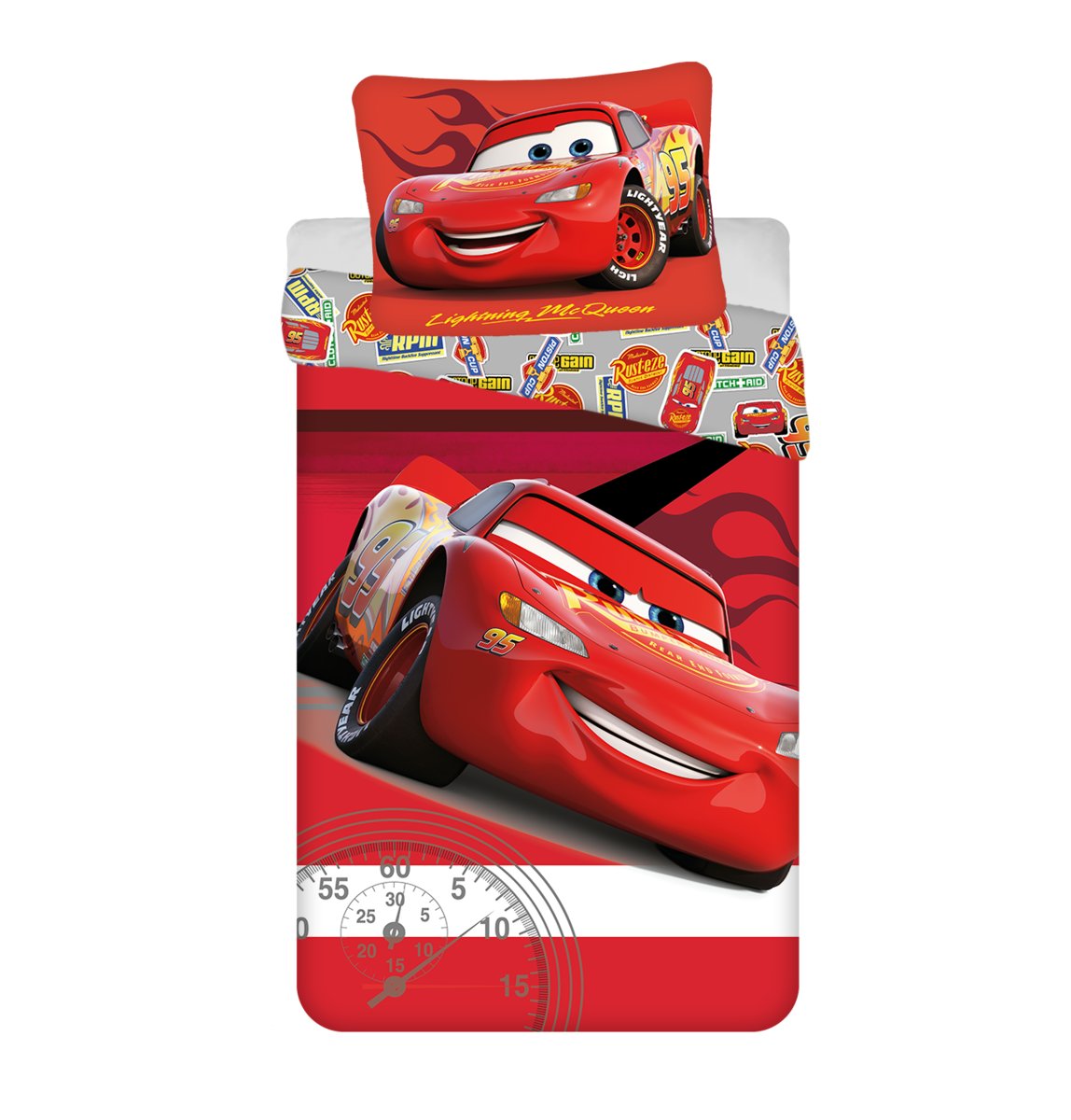 Pościel 100X140 Cars Auta - Zygzak Mcqueen Bawełna
