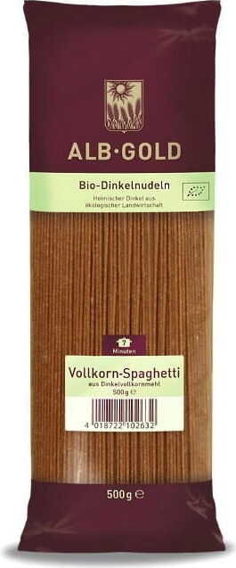 Makaron orkiszowy razowy spaghetti 500g EKO ALB-GOLD