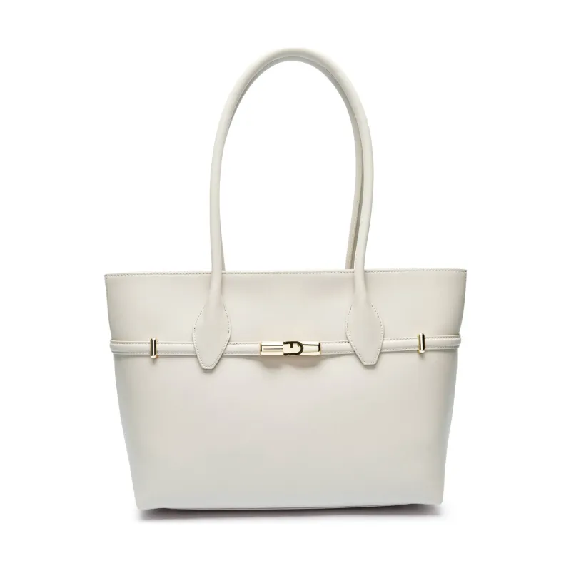 Furla Skórzana shopperka Furla Goccia