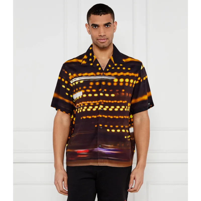 HUGO Koszula Espino HUGO x Racing Bulls | Oversize fit