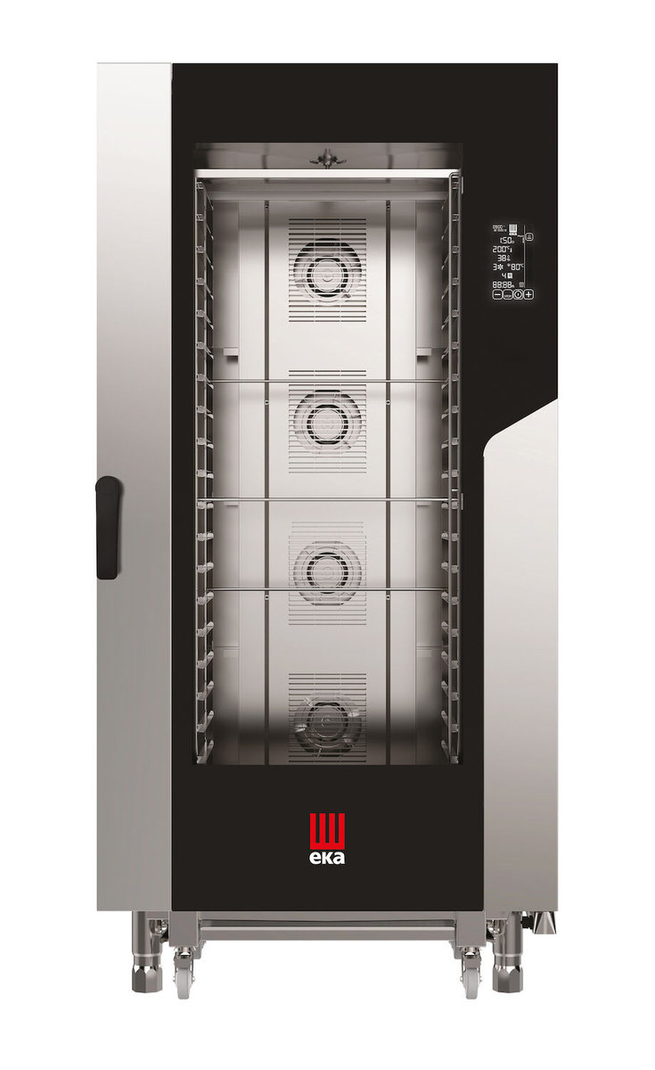 Piec konwekcyjno-parowy Millennial Black Mask Gastro, 20× GN 1/1 Tecnoeka, 400V/31000W, 930x1035x(H)1900mm