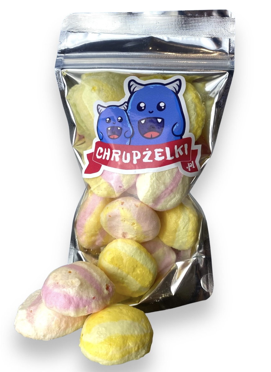 Chrupżelki Liofilizowana Cukierki Arbuz-Melon 40G