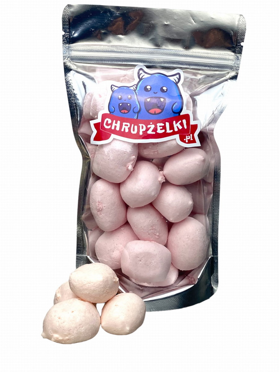 Chrupżelki Liofilizowane Języczki Truskawkowe 25G