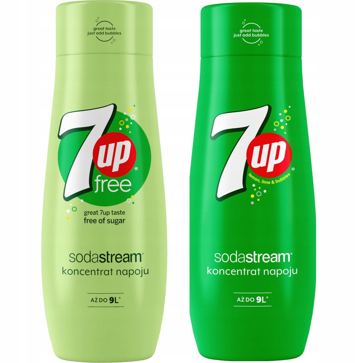 Zestaw 2 koncentratów SodaStream 7UpFREE+7Up