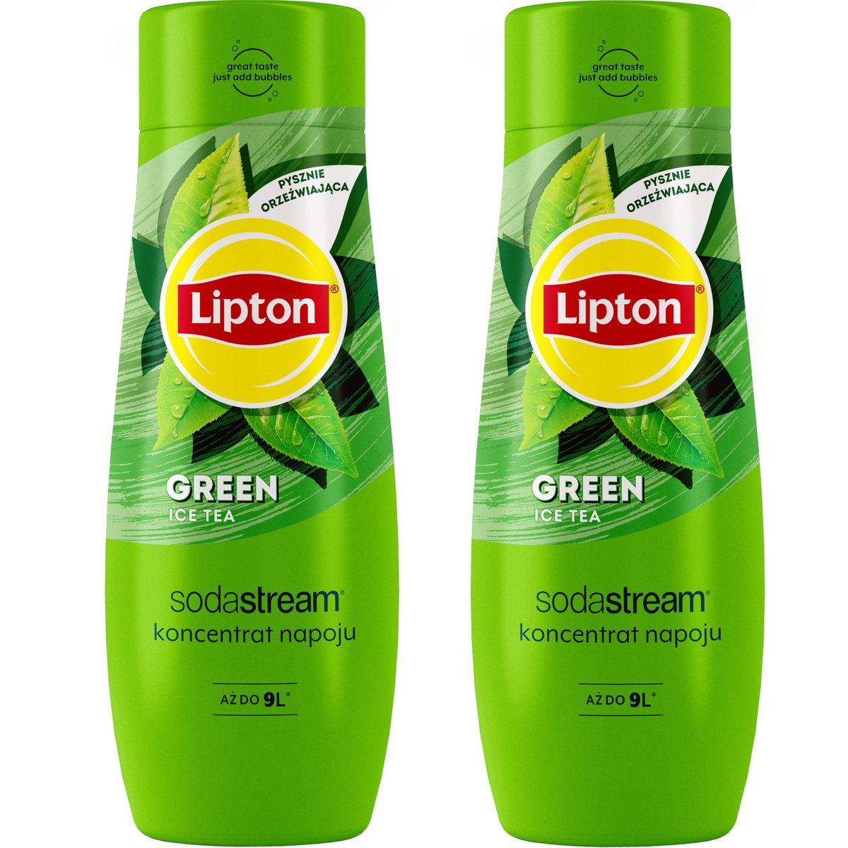 Zestaw 2 koncentratów SodaStream 2x Lipton Ice Green
