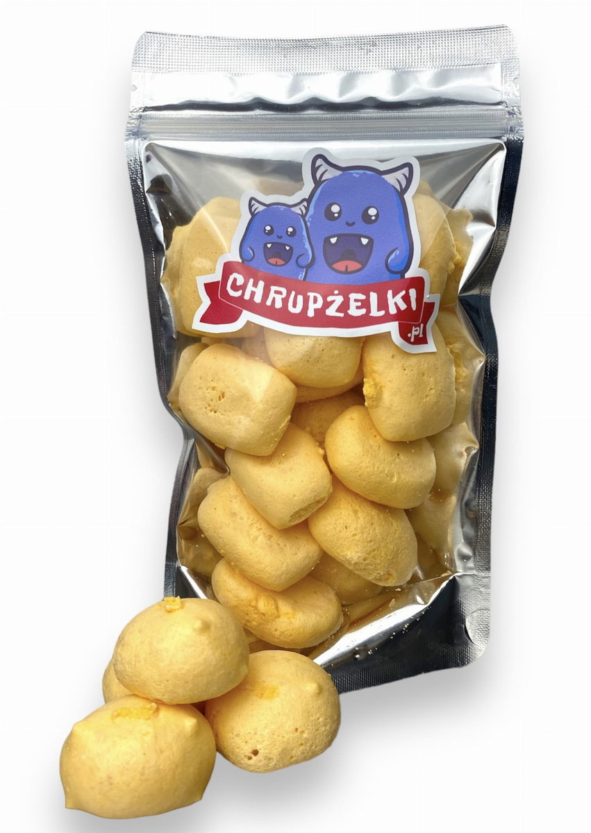 Chrupżelki Liofilizowane Języczki Pomarańczowe 25G