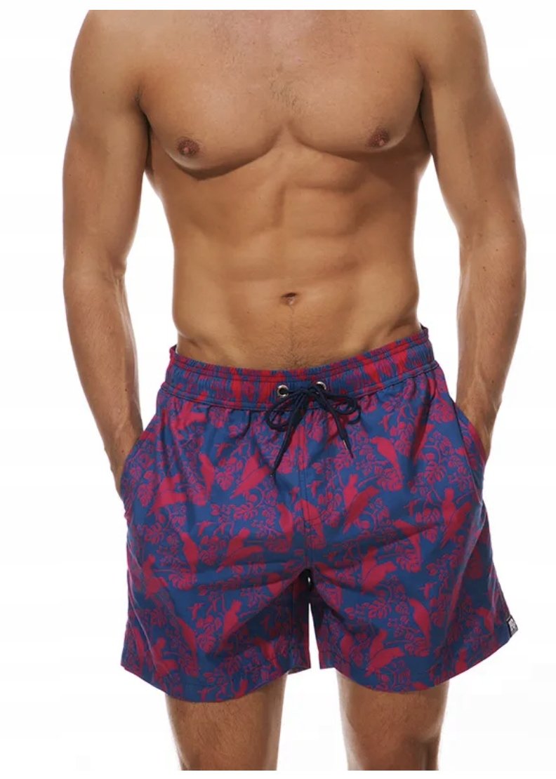 MĘSKIE SPODENKI SZORTY KĄPIELOWE MODNE KĄPIELÓWKI NA PLAŻĘ XL PAPUGI
