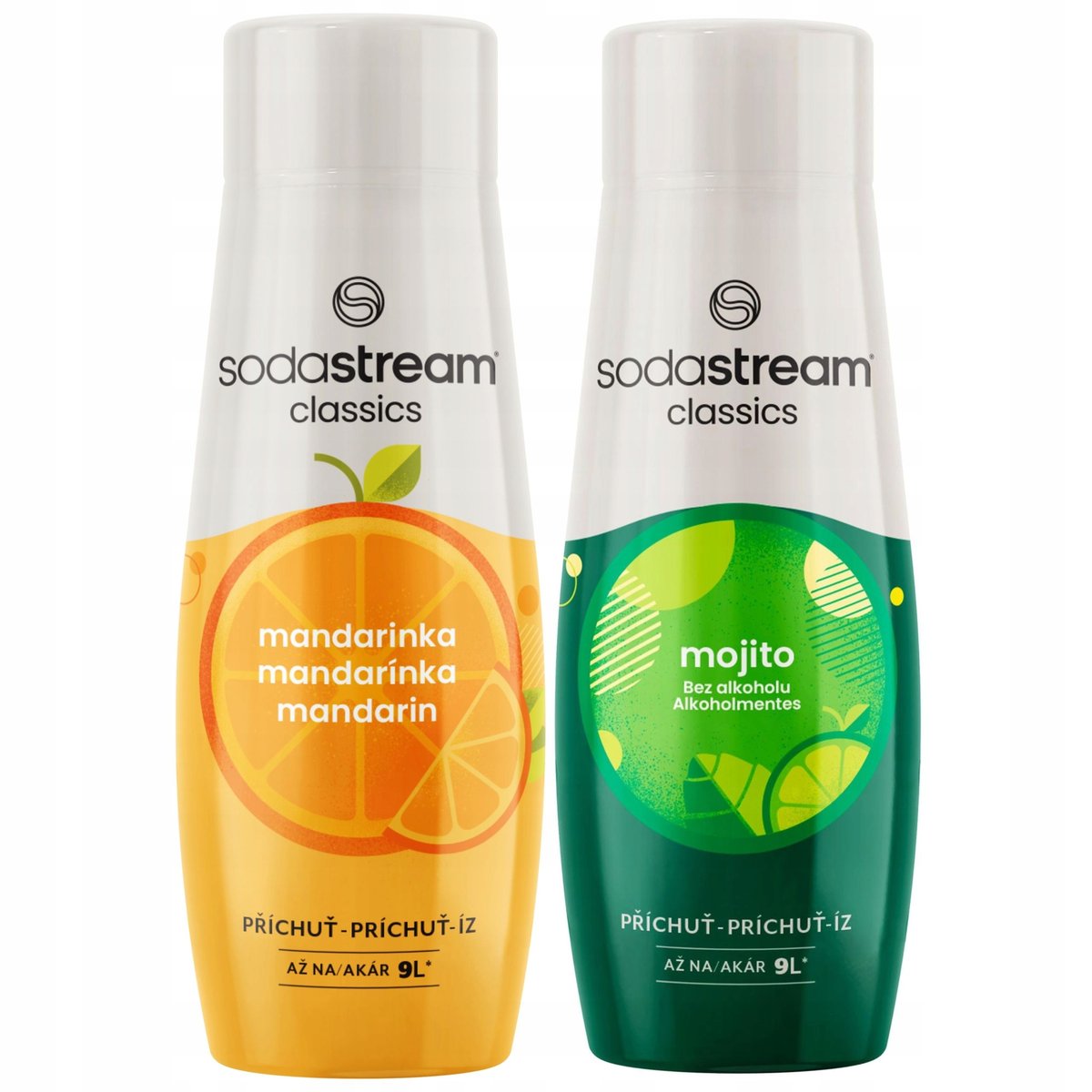 SODASTREAM Mandarynka + Mojito zestaw syropów do saturatora 2 szt.