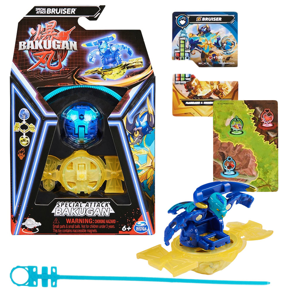 Bakugan Bruiser Special Attack Oryginalna Figurka Zestaw Karty