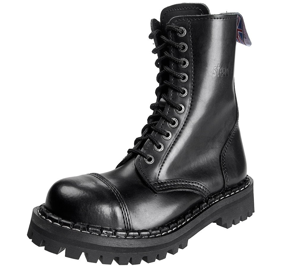 glany STEADY'S - 10 dziurek, czarne (STE/10/OC) ocieplane-44