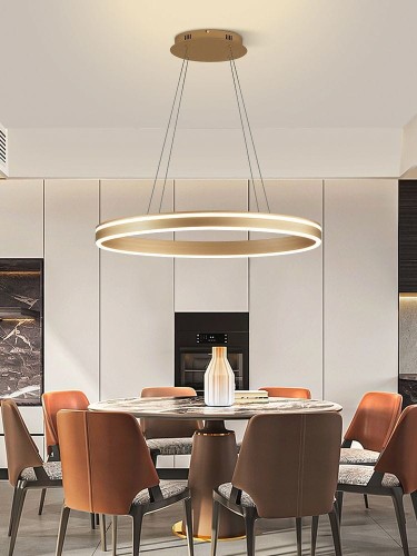 Vivies lampa wisząca 1xLED/36W złota 6201-115