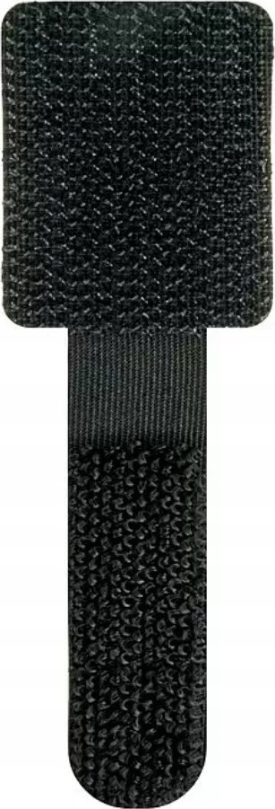 Schwaiger Schwaiger Klett-Wandclip 90x12x2mm schwarz 10Stück