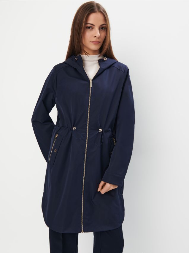 Mohito - Dwustronna kurtka parka - granatowy