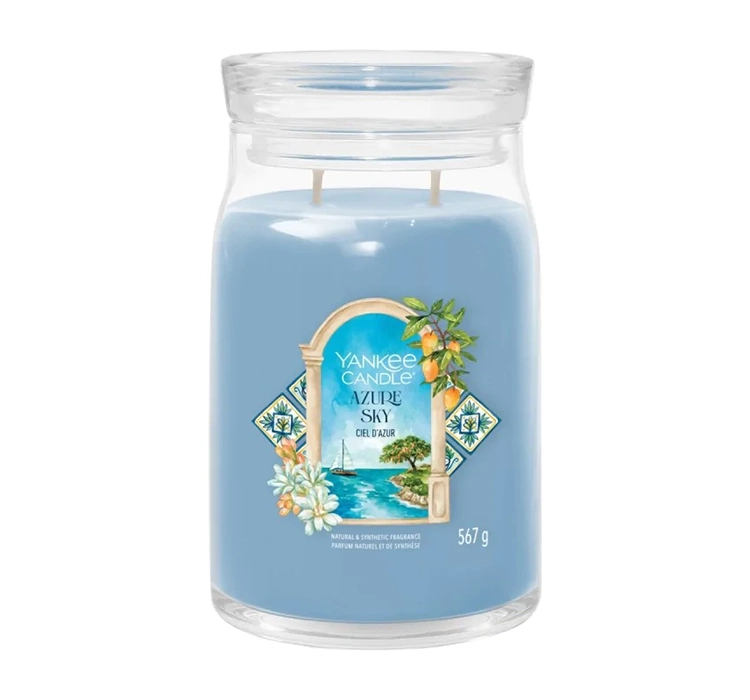 Yankee Candle Signature Hello, Italy! duża świeca zapachowa Azure Sky 567g